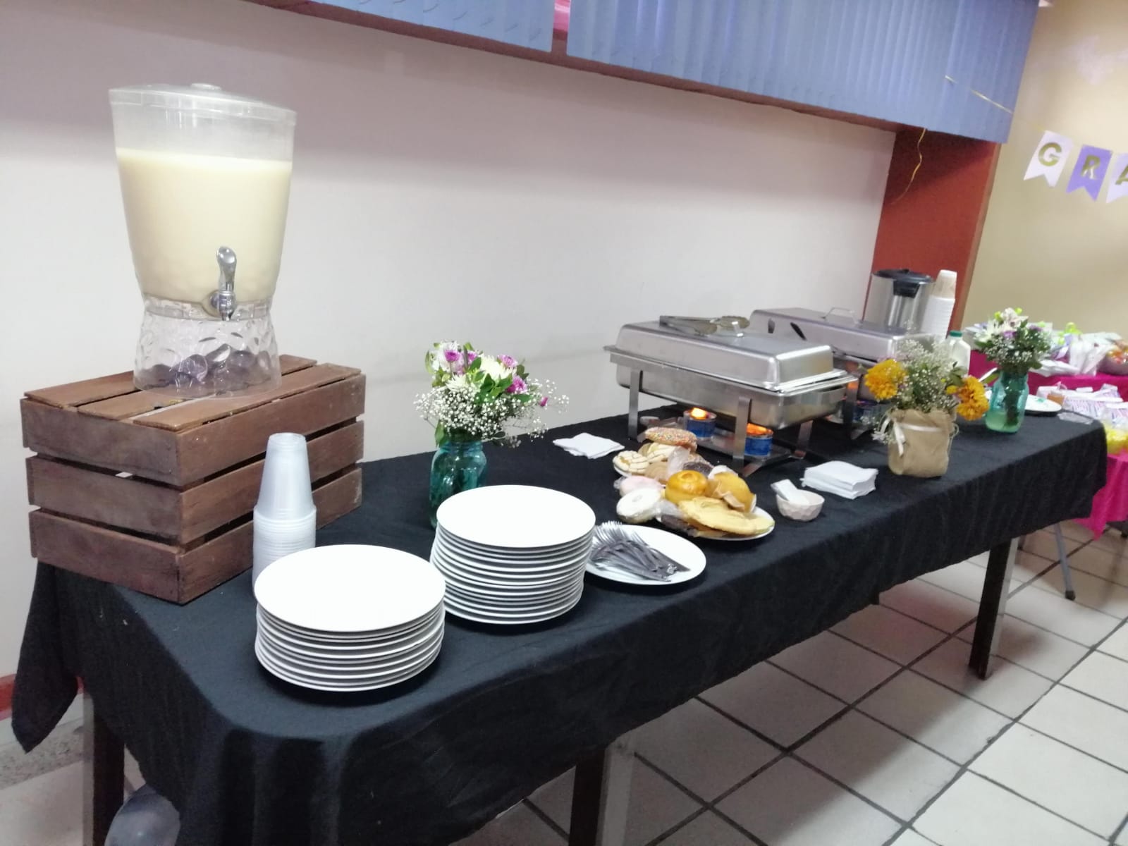 Mesa de desayuno Buffet